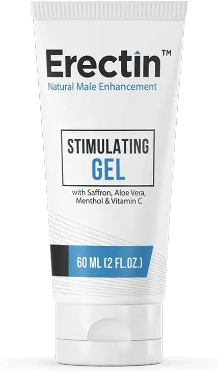 Leading Edge Health Erectin: Natural Male Enhancement Gel | Fast-Acting Performance Formula | 60 ml